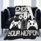 Your Weapon Gamer Gaming Gifts Blankets Ultra Soft Flannel Throw Blankets for Living Room Decor Bedroom Couch Sofa Chair Office Car 50"x40"...