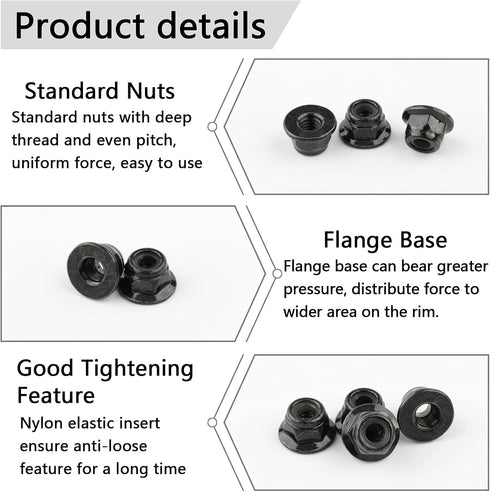 20 Pairs Hex 4mm Flange Nylon Insert Locknuts and M4 Flat Washers with Small Cross Socket Wrench for Traxxas Axial HPI TLR HSP Model 1/10 RC Car V...
