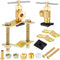 2 Pcs Brass Self Piercing Saddle Valve Copper Self Tapping Valve with 1/4 Inch Compression Outlet for 3/8 to 1-5/16 Inch Water Pipe Supply...