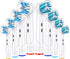 FIRIK Toothbrush Heads Replacement Compatible with Oral B: 8 Pack Professional Brush Head Refills for Braun Pro 1000/3000/5000/7000/8000/9000, Flo...