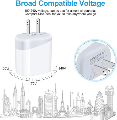 USB C Pixel 7 Fast Charger Type C Charging Block for Google Pixel 8a 8 Pro 7a 7 Pro 7 6a 6 Pro 5a,20W PD 3.0 USB C Wall Charger Box Cube Power Ada...
