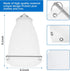 Cunhill 2 Pieces Ironing Shoe Cover Ironing Accessories Iron Soles Aluminum Material Electric Iron Assistant Tool Safe Slip on for Electric Sole Q...