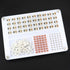 YIMAGUJRX 40 Switches Acrylic Lube Station for Custom Mechanical Keyboard Switches(White...