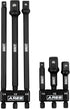 ARES 22025 – 6-Piece 3-Inch and 6-Inch Impact Grade Socket Adapter Set - Turns Impact Drill Driver into High Speed Socket Driver - 1/4-Inch, 3/8-I...