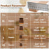 28Pcs Brown Chair Leg Floor Protectors for Hardwood Floors, Silicone Chair Leg Covers Bar stools Leg Caps, Dining Room Chair Leg Protectors, Felt ...