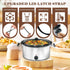 (2 Pack) IWIWE Lid Latch Strap Rubber Band 6,7,8 Quart Compatible with Hamilton Beach Crock Pot Slow Cooker WHT Reliable Silicone Reusable Univers...