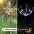 2PACK Solar Firework Lights outside150LEDs 8 Lighting Mode Sensor Light Waterproof for Garden Decoration Yard Pathway Christmas ?Halloween?Parties...