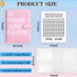 100 Envelopes Money Saving Challenge Binder, A5 Money Saving Challenge Book with Cash Envelopes, Savings Challenges Budget Book Binder to Save $5,...