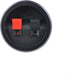 Oiyagai 5 Pack Speaker Terminal Cup Round Spring-Loaded Binding Post 2-Pin Push Connectors, 2.188" Panel Mount for DIY Speaker Cabinet, Home Audio...