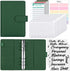 SKYDUE Budget Binder, Money Saving Binder with Zipper Envelopes, Cash Envelopes and Expense Budget Sheets for Budgeting (DarkGreen)...