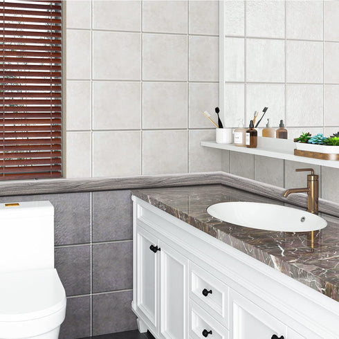 Art3d Self Adhesive Vinyl Floor Transition Strip, Laminate Floor Strip Floor Flat Divider Strip for Joining Floor Gaps,Carpet Threshold, Floor Til...