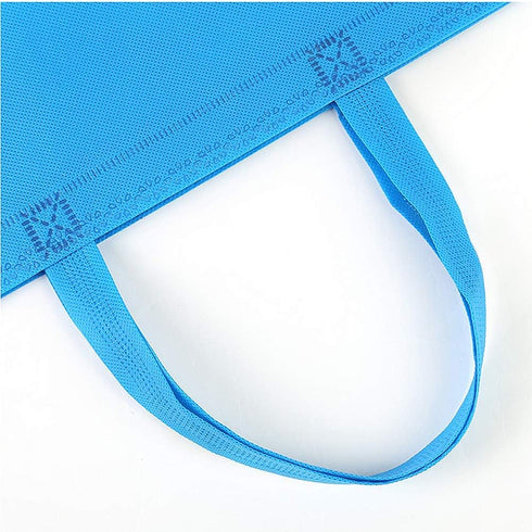 10PCS Reusable Tote Bags Travel To-Go Kicthen Dining Food Non-woven Fabric Shopping Grocery Bags with Handles...
