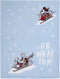 Disney Mickey and Minnie Mouse Blue, White and Red Winter Holiday Oh, What Fun! Snowflakes Photo Op Super Soft Baby Blanket...