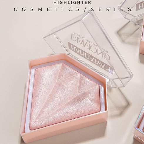 MEICOLY Baked Highlighter Powder Palette,Natural Face Highlighter Shimmer Powder,Long Lasting Glittery Highlighter Makeup Face Luminizer,03 Fairy ...