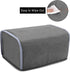 Yarwo 4 Slice Toaster Cover with Pockets and Top Handle, Nylon Toaster Cover Fits for Most 4 Slice Long Slot Toasters, Gray with Grid...