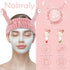 3 Pieces Snail Spa Headband and Wristband Set Makeup Headbands for Washing Face Skincare Headbands with Face Wash Wristbands Cute Head Bands for S...