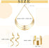 JOERICA Bib Choker Necklace Set for Women Wide Cuff Bangle Bracelets Long Statement Dangle Earrings African Costume Jewelry Set...
