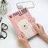 Animals Lover Gift Animals Leather Portfolio Folder A5 Size Just A Girl Who Loves Stitch/Frogs/Foxes/Turtles/Llamas/Narwhals/Eeyore Folder (Pink L...