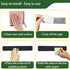 Bulletin board, Jeethemy Felt Pin Board Bar Strips, Self Adhesive Cork Boards for Walls with 35 Push Pins for Bedrooms Offices Home Decoration,8 P...