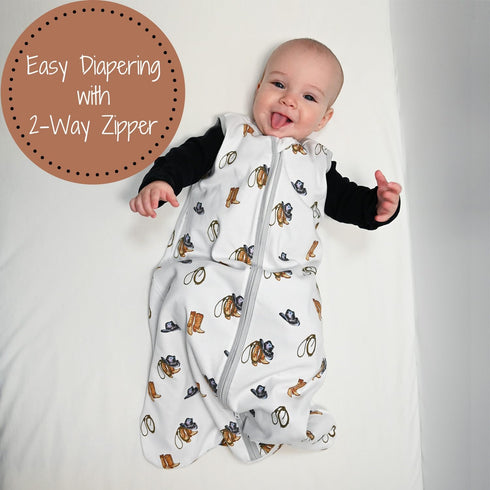 Sleep Sack, 100% Organic Cotton Baby Sleep Sack, 0.5 TOG Sleep Sack Lightweight, 2-Way Zipper Toddler Sleep Sack Soft, 6-12 Months Newborn Sleep S...