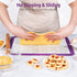 U-Taste 446ºF Heat Resistant Macaron Silicone Baking Mat, Non Stick Reusable Cookies Pastry Sheet Liner with Edge Enhancement Circle Measurement f...