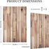 Rustic Country Plank Brown Old Wood Single Blank Light Switch Cover 1 Gang No Device Wall Plate Decorative Electrical Switchplate Faceplate for Ba...