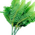 Leoyoubei 4 Bunches 14" Ferns Artificial Boston Fern Bush Plant,Faux Plant Shrubs Greenery Bushes Indoor Outside,Hanging Basket Planter Decor for ...