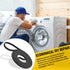 134503600 Dryer Drum Belt by Seentech, Compatible for Electrolux Dryers-Replaces: AP3865318,P3865318,1156784,134163400,134503600,148270,5303283471,AH1148434,EA1148434