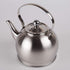 Creative Home Royal Tea 1.0 Quart Stainless Steel Stovetop Tea Kettle with Removable Infuser Basket Folding Handle Capsulated Bottom for Even Heat...