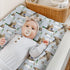 Duck Hunting Mallard Hunter Changing Pad Cover for Baby Boys, Wild Animal Bird Reeds Blue Diaper Change Table Covers, Soft Stretchy Safe Snug Fitt...