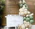 Sage Green Gold Confetti Balloons - 50 pcs Olive Green Blush Gold Metallic Latex Balloon for Eucalyptus Birthday Baby Shower Wedding Bridal Shower...