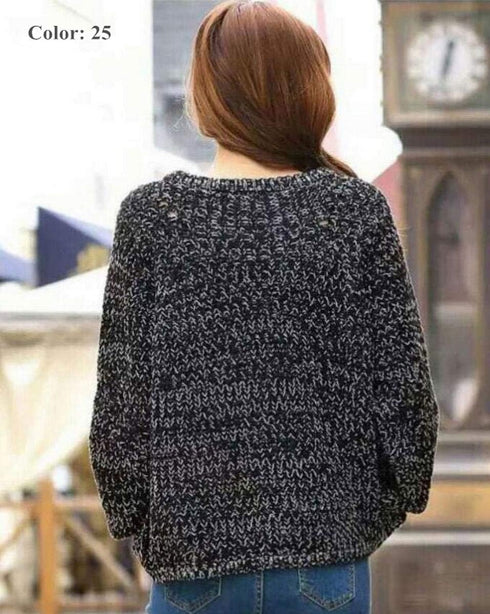 Lotus Yarns 5 Balls Autumn Wind Cotton Cashmere Blend Knitting Yarn Fingering Weight Crochet Yarn for Garments Soft Baby Clothes(23-Charcoal)...