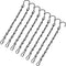 8 Pack 9.5 Inches Hanging Chains for Bird Feeders, Billboards, Chalkboards, Planters and Decorative Ornaments (Black)...