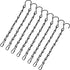 8 Pack 9.5 Inches Hanging Chains for Bird Feeders, Billboards, Chalkboards, Planters and Decorative Ornaments (Black)...