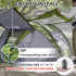 Transparent Tent Tarp Replacement for Ayamaya 4 Person Pop up Tent,Clear Part of Camping Rain Tarp Over Tent 3.7 * 3.4ft,Wide Field of View in Rai...