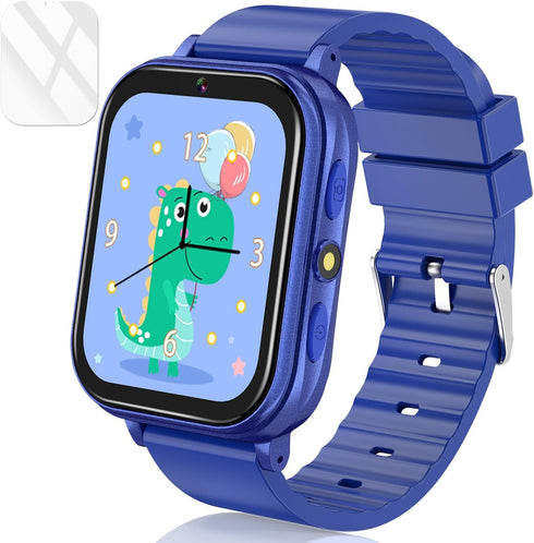 Kids Smart Watches Boys Educational Toys Gifts with Audiobook Learn Card Puzzle Games, HD Touch Screen Camera Music Pedometer Flashlight, Toys for...
