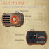 PRUNUS Wood Retro FM Radio Bluetooth Mini Portable Wooden Old Vintage Radio Speaker, Rechargeable Battery Operated, Strong Bass Enhancement, Loud ...