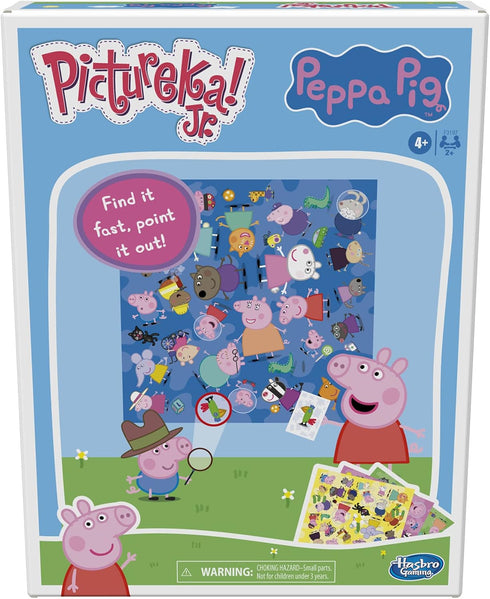 Hasbro Gaming Pictureka! Junior Peppa Pig Picture Game, Fun Board Game for Preschoolers, for 4 Year Olds and Up, No Reading Required...