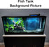 Fish Backgrounds Paper Double Sides 3D Stone & Trees Aquarium Background Picture 19" x 48" Fish Tank Background...