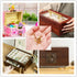 Mini Hinge Clips Dollhouse Furniture Jewelry Wooden Box Cabinet Door Brass Hinges Miniature Accessories Wooden Music Box Wine Case Hinge with Scre...