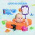 Bath Toys Baby Bath Essentials Fishing Pole Games Swimming Shark Grabber Water Table Pool Bath Time Infant Bathtub Toy Set Non Toxic Mold Free Bat...
