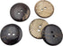 100pcs Natural Coconut Shell 2 Hole Buttons Sewing Accessories Decorative Buttons (23mm) PT2084...