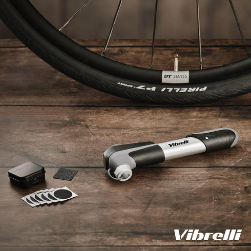 Mini Bike Pump - Presta & Schrader Bicycle Pump - 120 PSI Tire Pump for Road & MTB - No Valve Changing Needed...