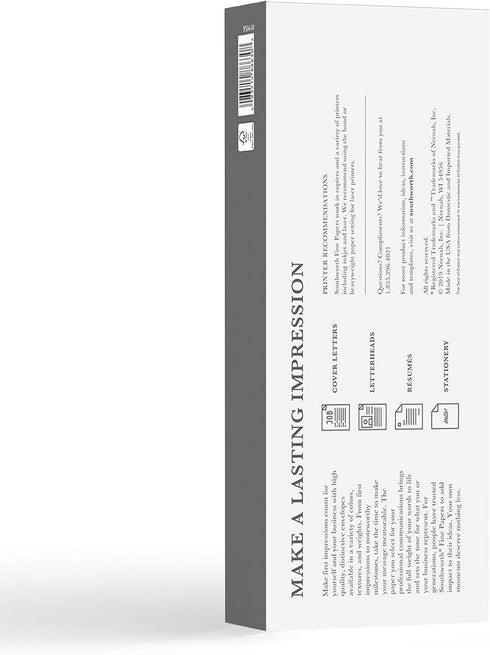 Southworth 25% Cotton #10 Envelopes, 4.125" x 9.5", 24 lb/90 GSM, Linen Finish, White, 50 Count - Packaging May Vary (P554-10)...