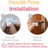 Inaya Child Proof Door Lever Lock (4-Pack) - Door Handle Lock - 3M Adhesive - Minimalist Design - No Drilling Child Safety Door Handle Locks...