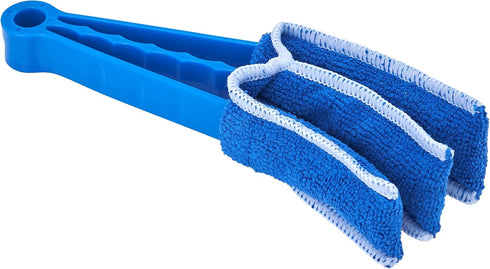 Blind Cleaner Duster Tool, Fan Blade Cleaner, Air Duct Cleaning Tools, Blue Window Blinds Cleaner with Microfiber Sleeve for Fans, Window Blinds, ...