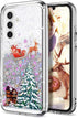 for Galaxy A14 5G Phone Case Samsung Galaxy A14 5G Case Christmas Cover Glitter Sparkle Liquid Floating Case Shockproof Clear Soft TPU Bumper Case...