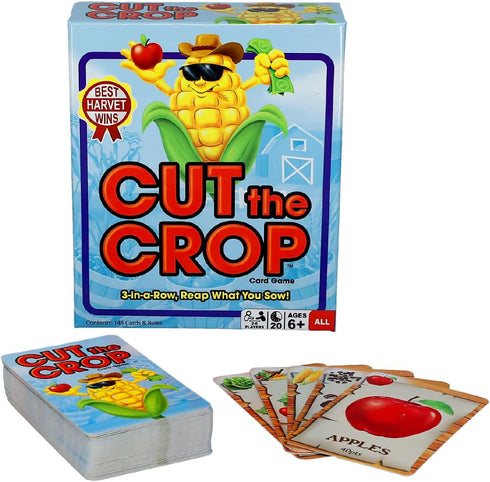 Continuum Games Cut The Crop Card Game The 3 in a Row Farm Themed Matching Memory Game for 2-6 Players Ages 6 and Up...
