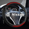 GIANT PANDA Steering Wheel Cover for Nissan Rogue - Car Steering Wheel Cover for Nissan Altima Sentra(Red-Round-Shaped)...