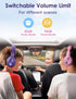 Headphones for Kids for School, Kids Headphones with Microphone, Sharing Function, 85dB/94dB Safe Volume Limit, HD Sound, Over Ear Kids Headphones...